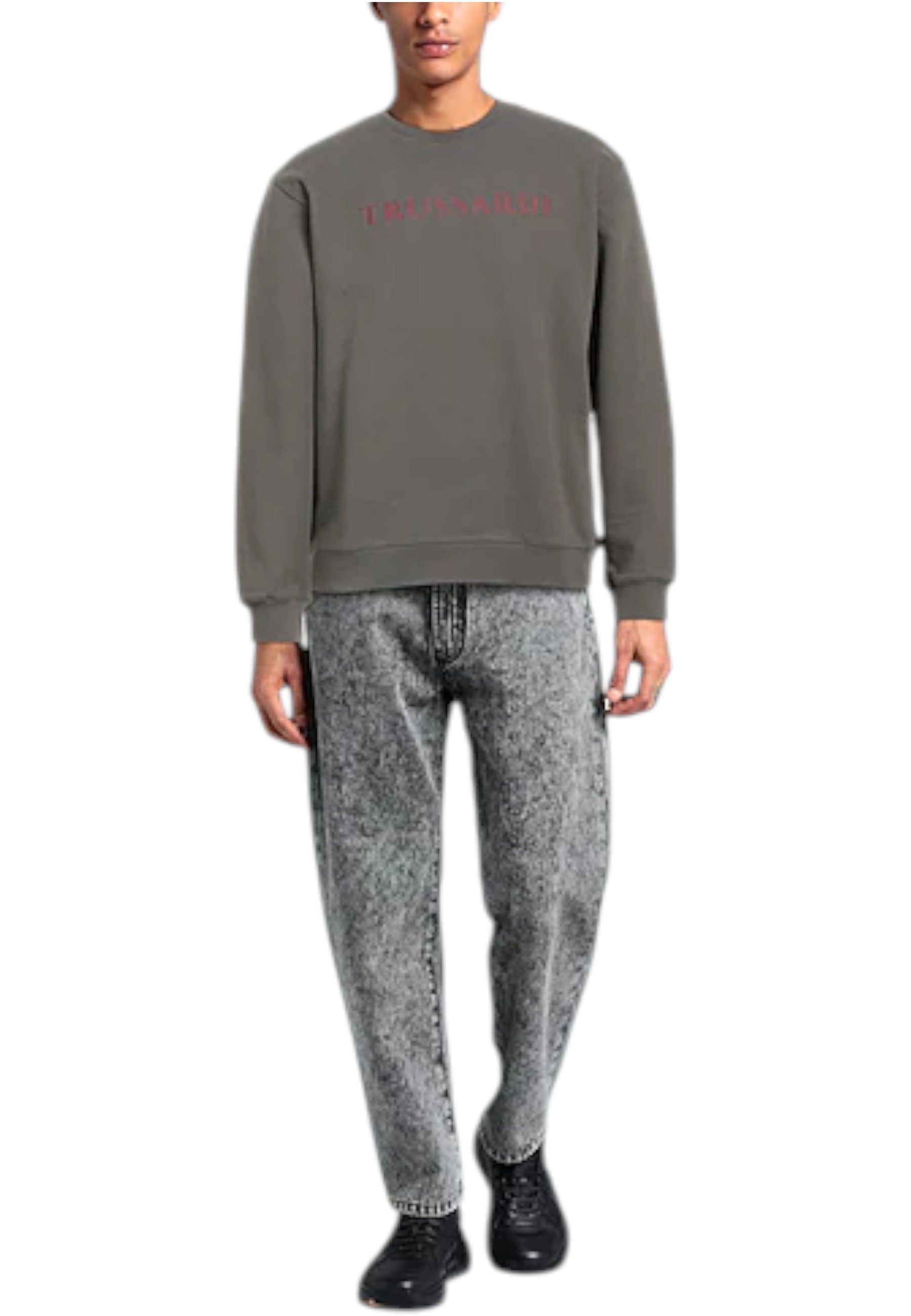 Felpa A Girocollo Uomo Trussardi   52F00333-1T006303