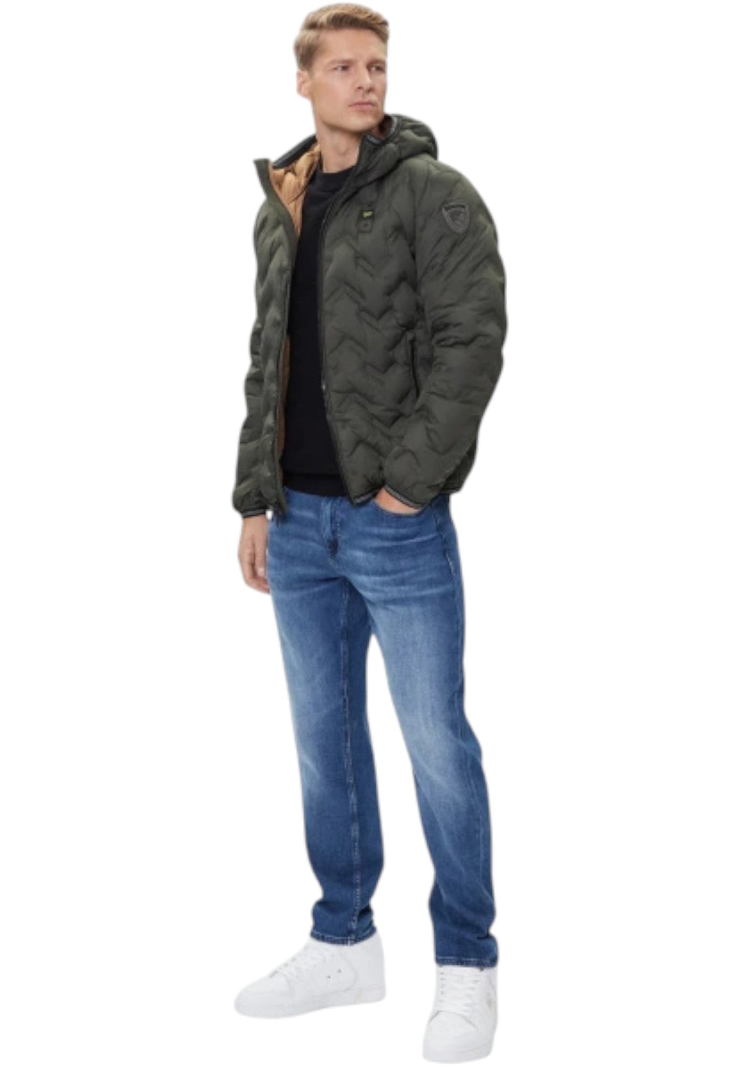 Piumino Corto Uomo Blauer  Piery 25WBLUC03233