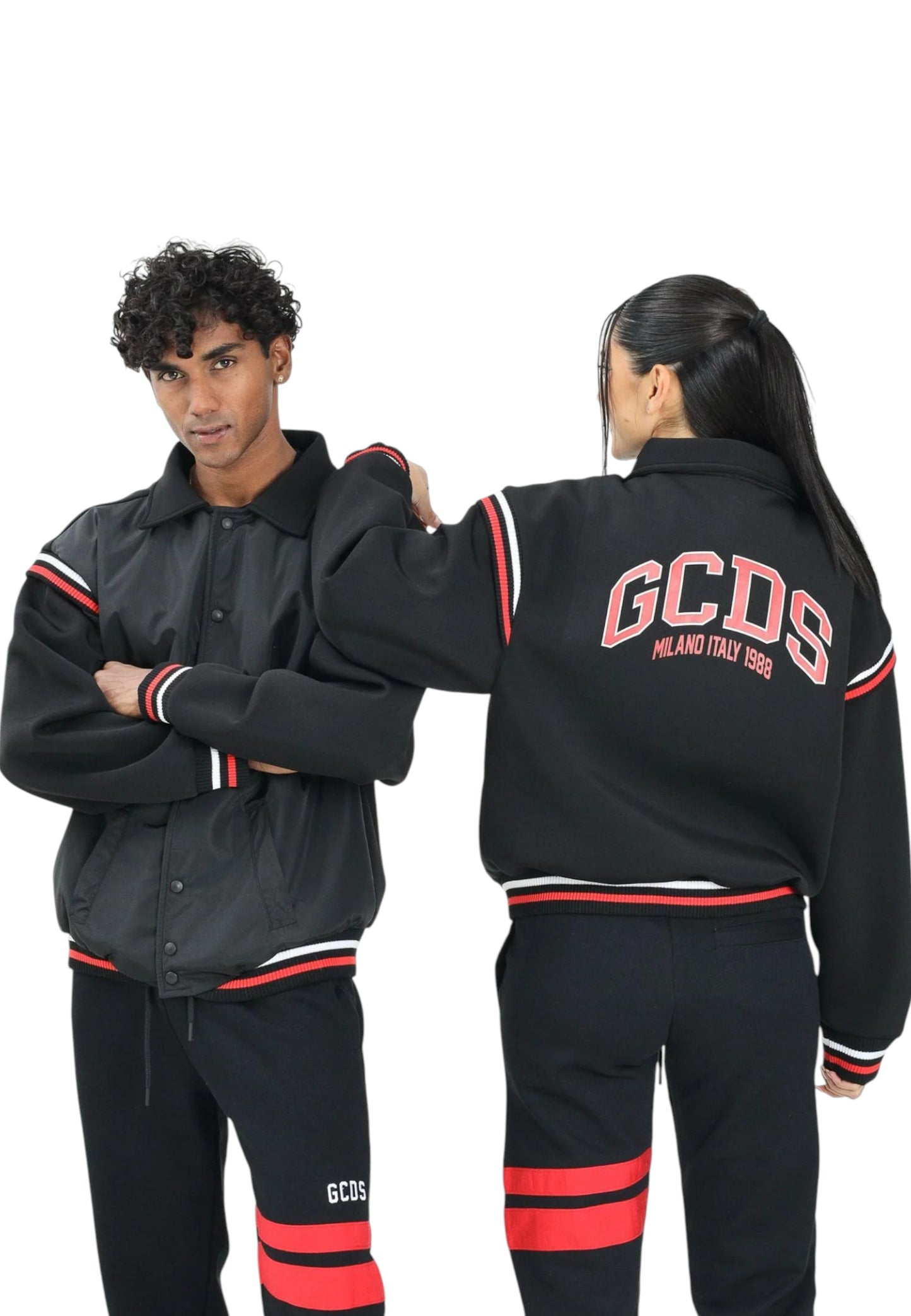 Giacca Bomber Uomo Gcds  Logo Lounge Varsity B2EM0901MA0
