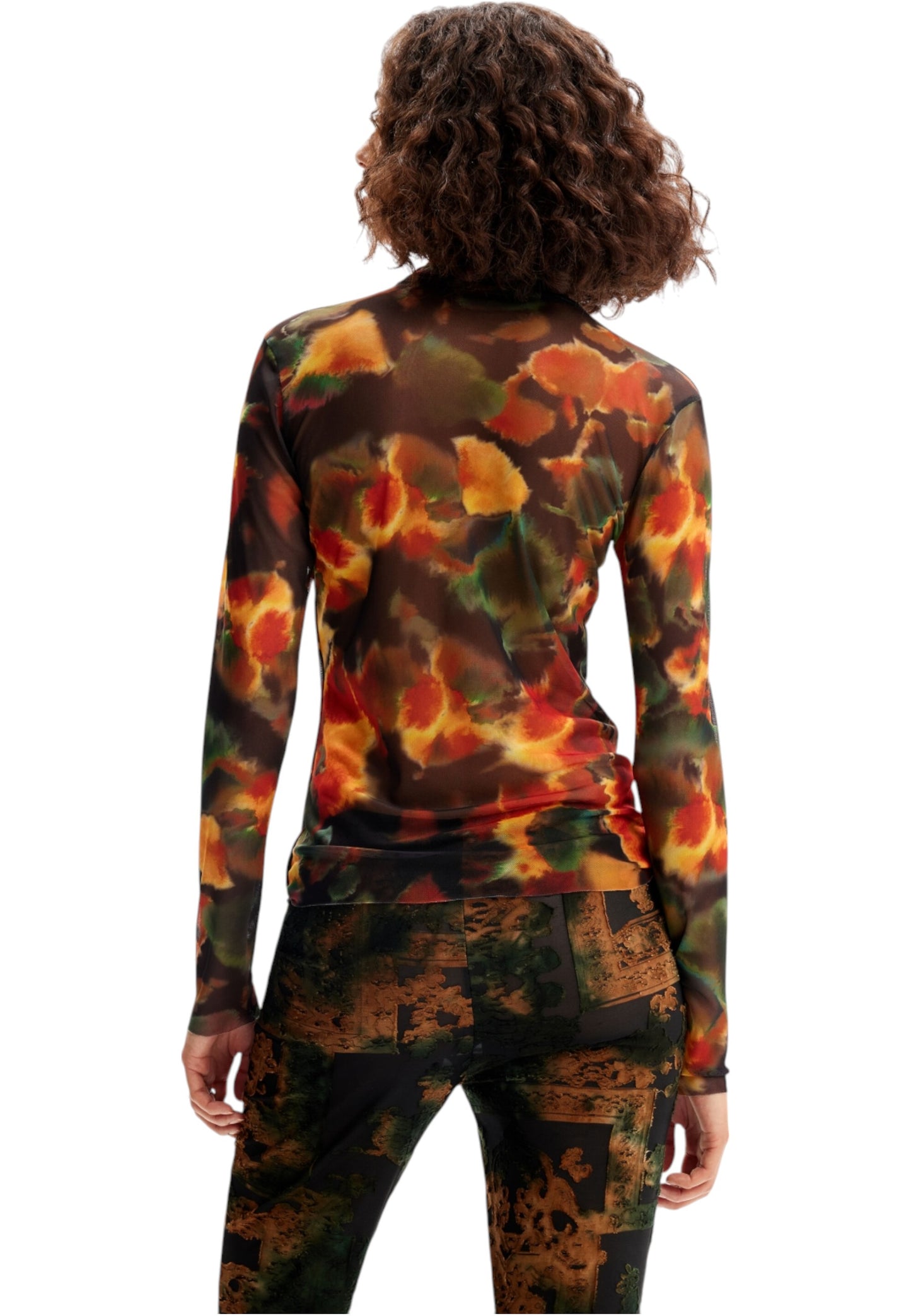 T-Shirt Manica lunga Donna Desigual   23WWTK53