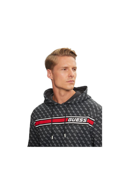 Felpa Con Cappuccio Uomo Guess  New Korbin