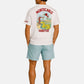 T-Shirt Manica Corta Uomo Mc2 Saint Barth Stampa/Ricamo Fronte E Retro Scrooge Montecarlo Portland PRL0002