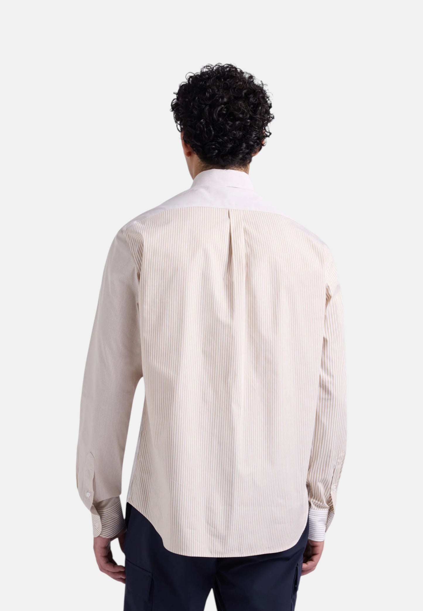 Camicia Manica lunga Uomo Harmont & Blaine Patchwork Righe Cinque Tessuti  CRQ078013436M