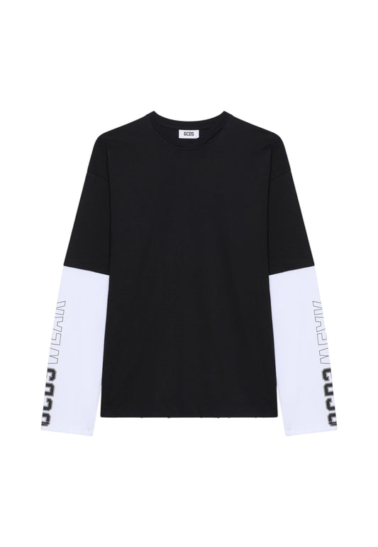 T-Shirt Manica lunga Uomo Gcds  Wear Printed B2CM2206JF1