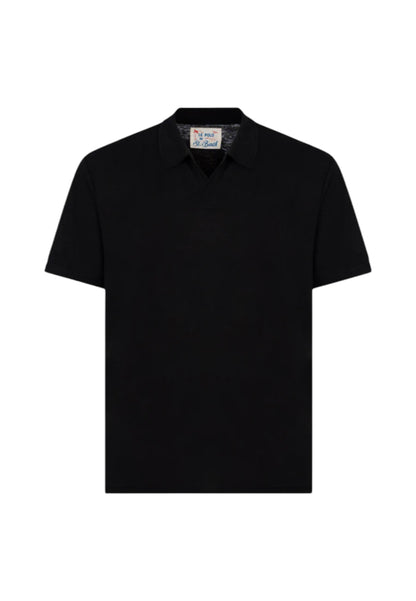 Polo Manica Corta Uomo Mc2 Saint Barth Jersey Linen Fraser
