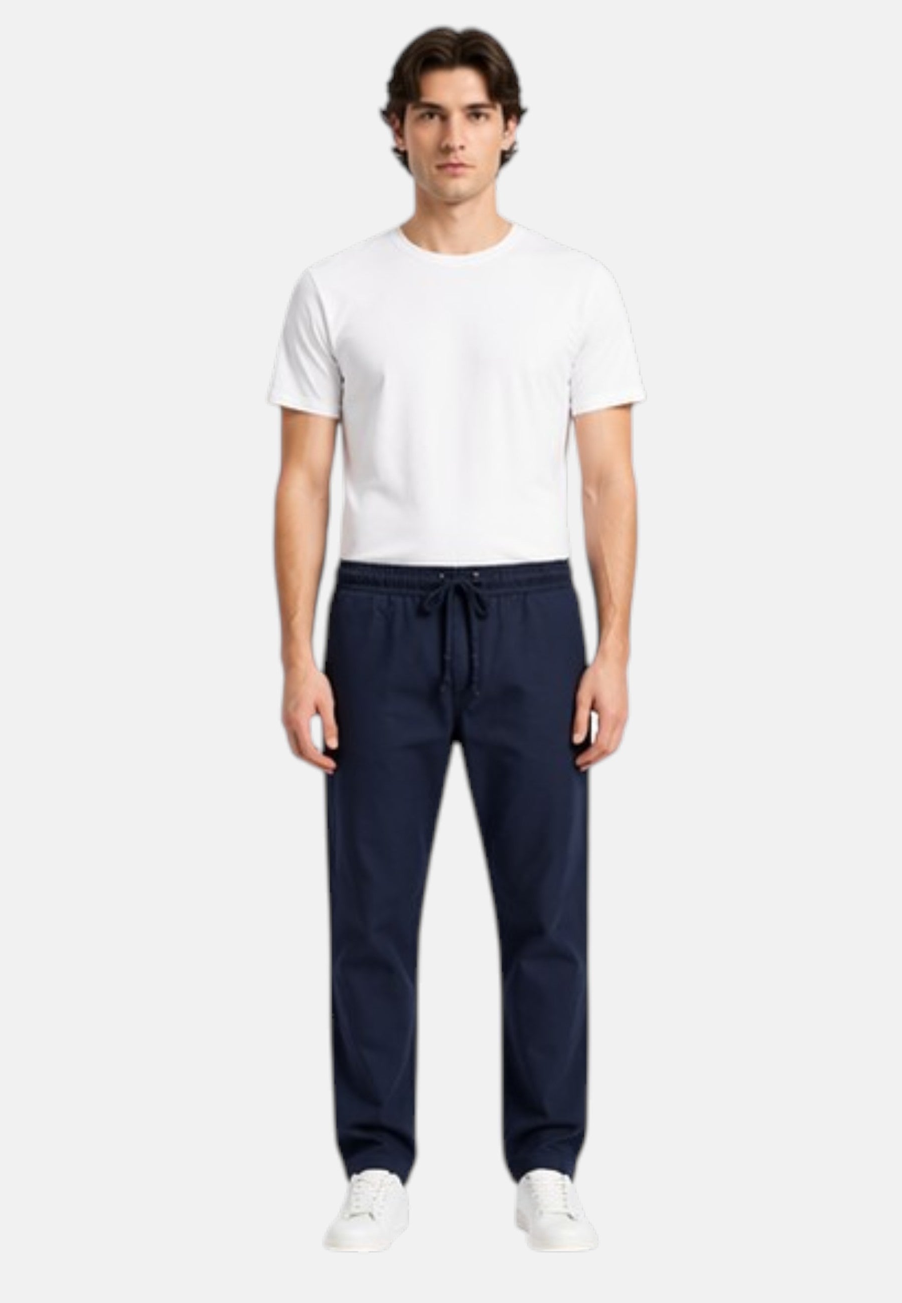 Pantaloni Straight Leg Uomo Guess  Paolo Cotton Owen Drawcord M6GB15W2024