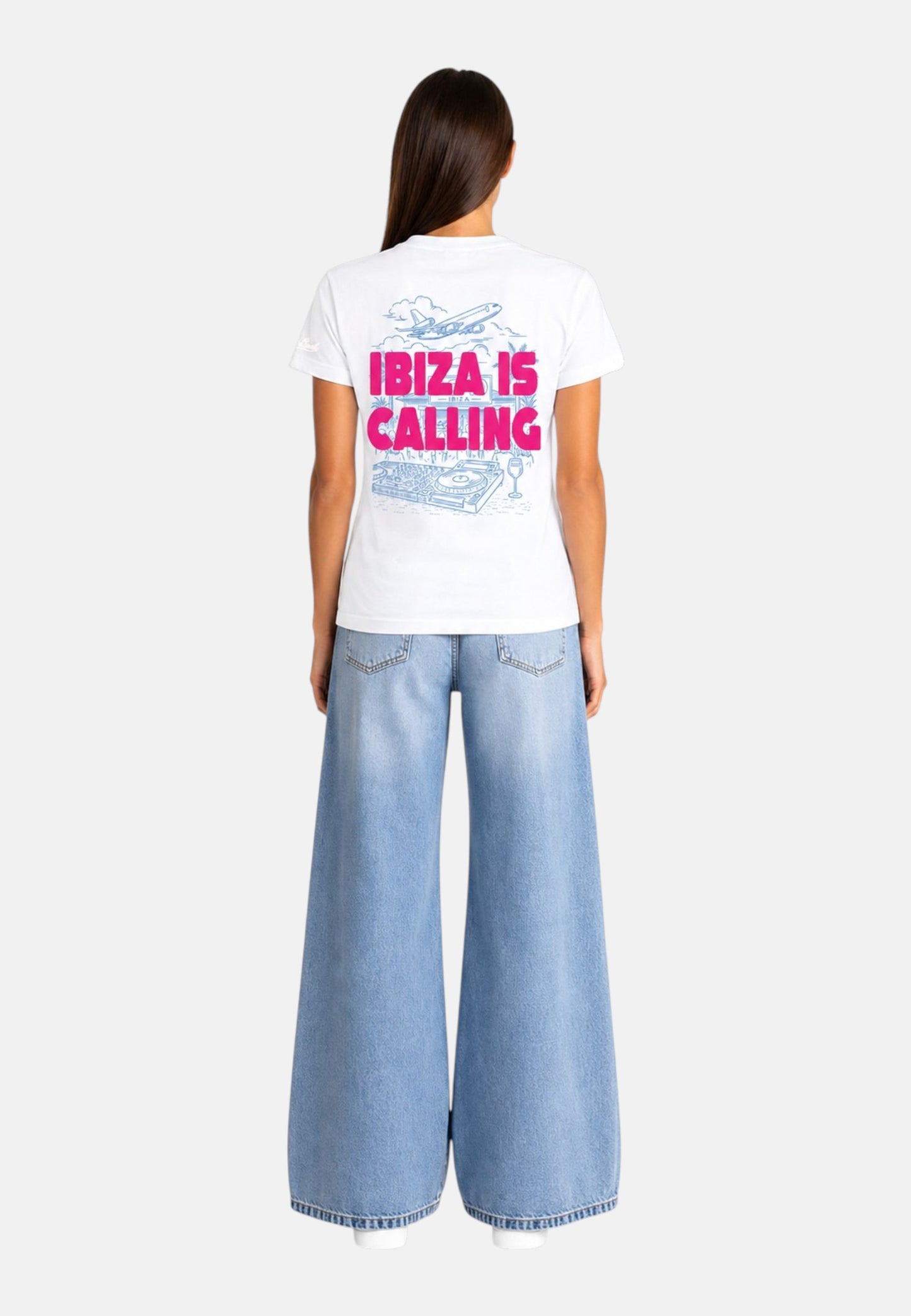 T-Shirt Manica Corta Donna Mc2 Saint Barth Ibiza Calling Emilie EMI0001
