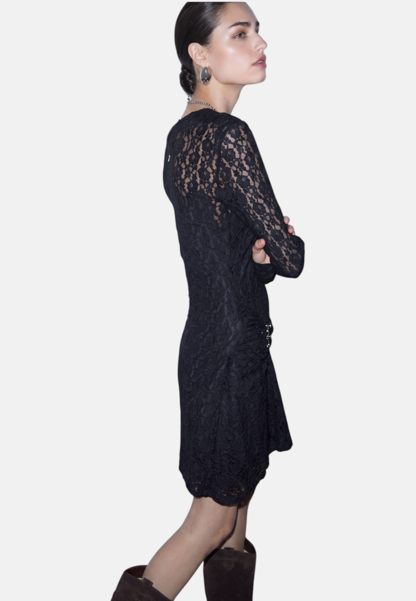 Vestito Corto Donna Liu Jo In Pizzo Stretch  WF6252J3975