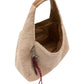 Borsa A Spalla Donna Sun68 Hobo Bag Tessuto Teddy, Manico A Spalla, Chiusura Con Zip, Charm Logato, Ampio Scomparto Teddy Y46225