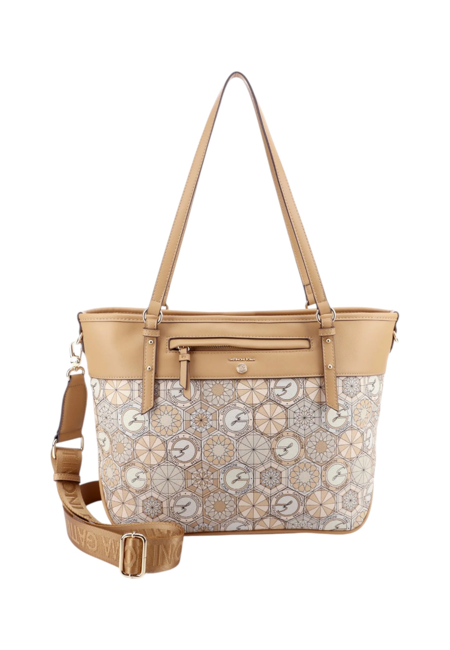 Borsa A Spalla Donna Gattinoni Large Doppio Manico Teodosia Daily BENTD8800WZT
