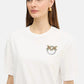 T-Shirt Manica Corta Donna Pinko Con Logo Love Birds Ricamo Strepitoso 105526A33F