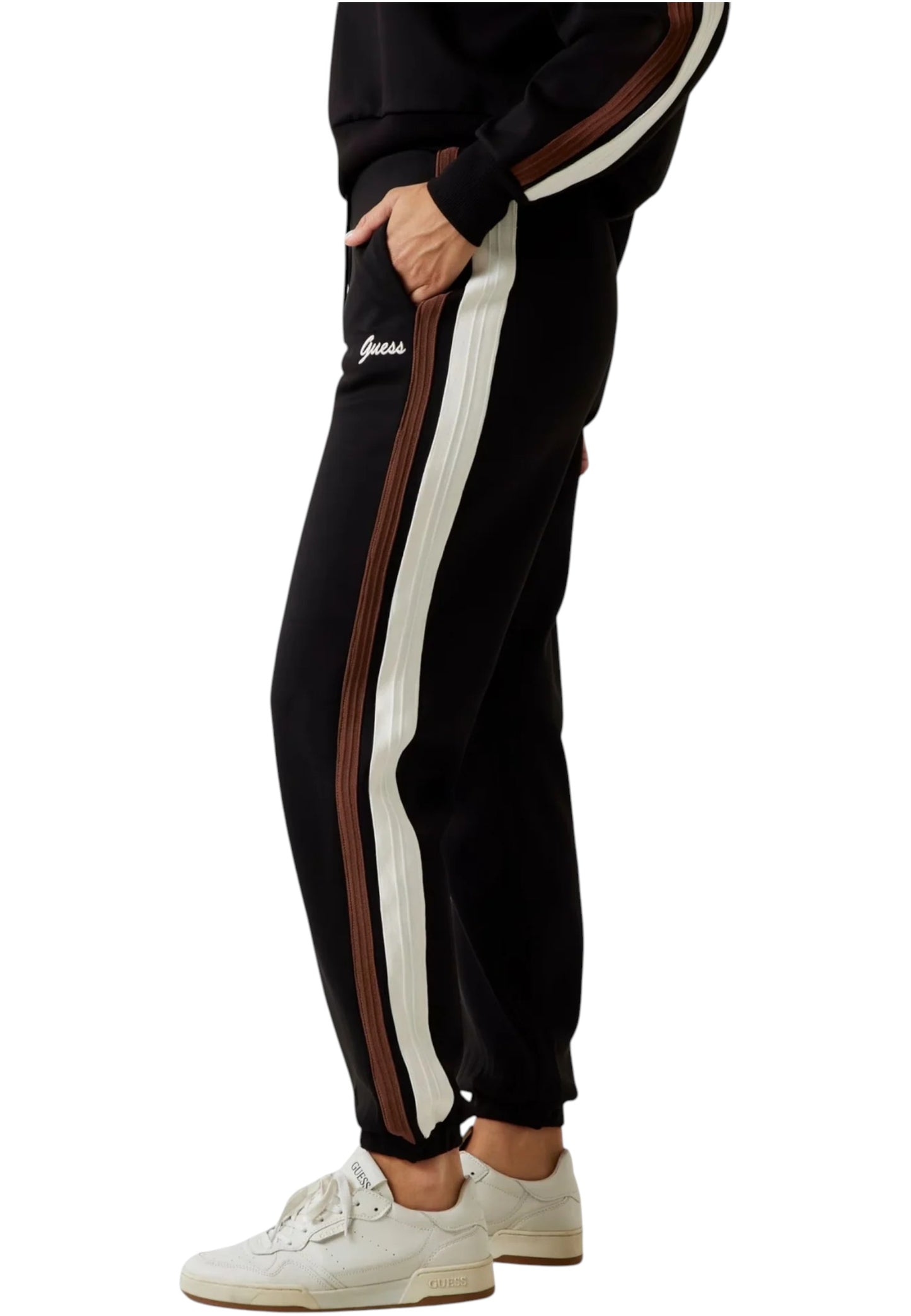 Pantaloni Tuta Donna Guess Straight Leg Fabia V5BB24KCX22