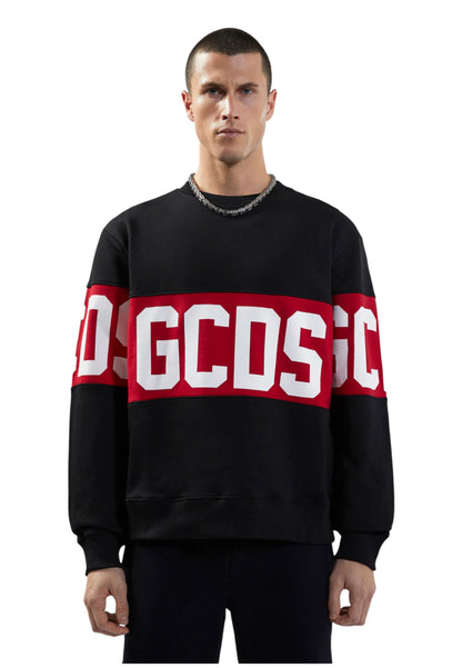 Felpa A Girocollo Uomo Gcds Band Logo  B1XM1511JD1