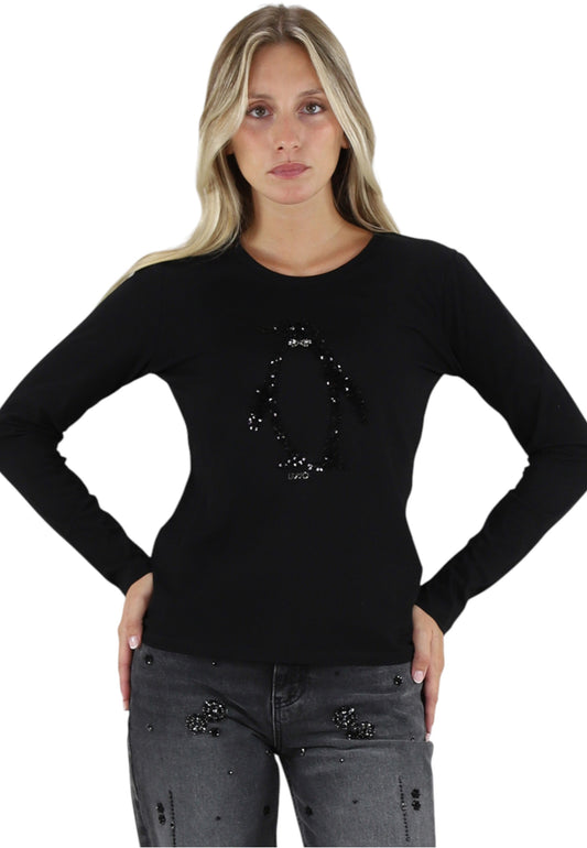 T-Shirt Manica lunga Donna Liu Jo  Penguin Fashion MF5519JS923