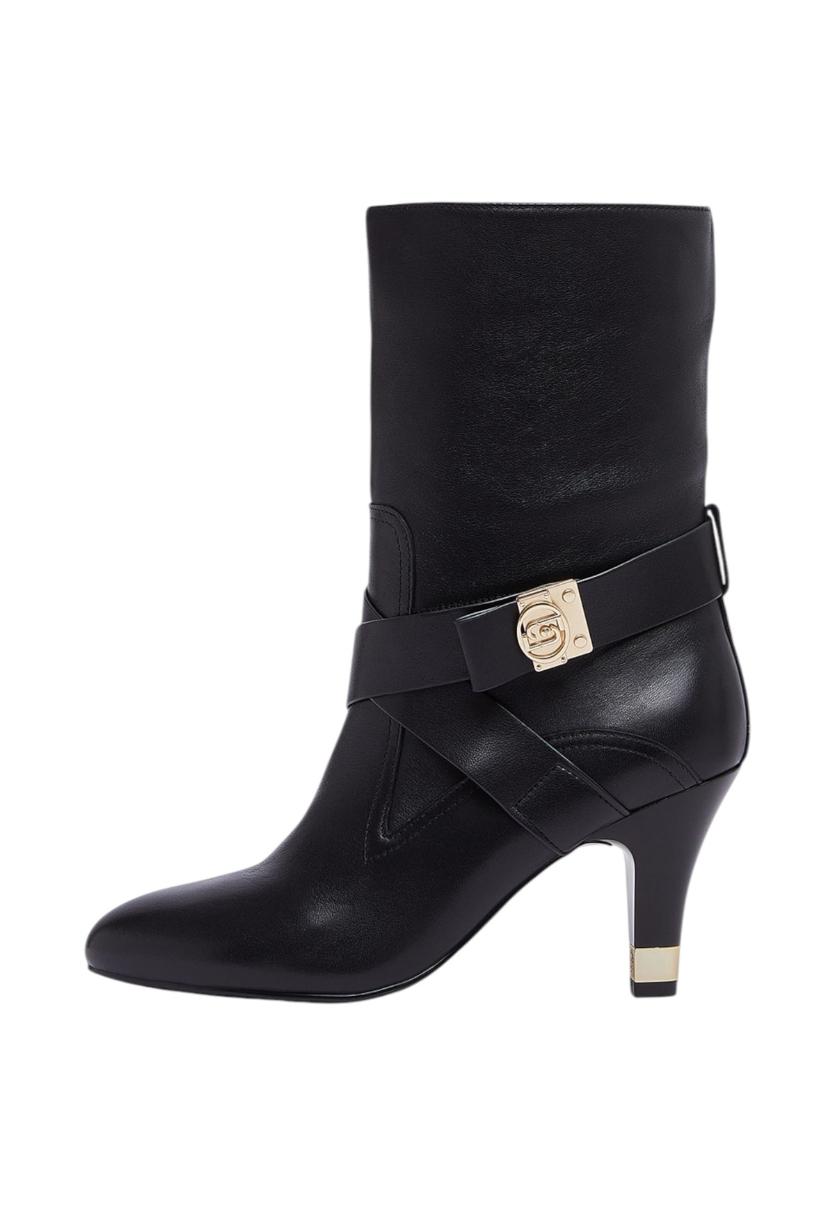 Stivaletti Con Tacco Donna Liu Jo In Pelle E Cinturino Gioiello Blake 02 SF6025PX885