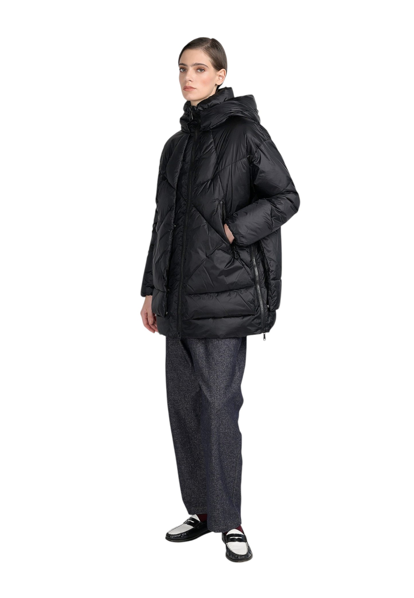 Giacca Invernale Donna Canadian Con Cappuccio Eugenie Mid 2.0 CN.G224410W