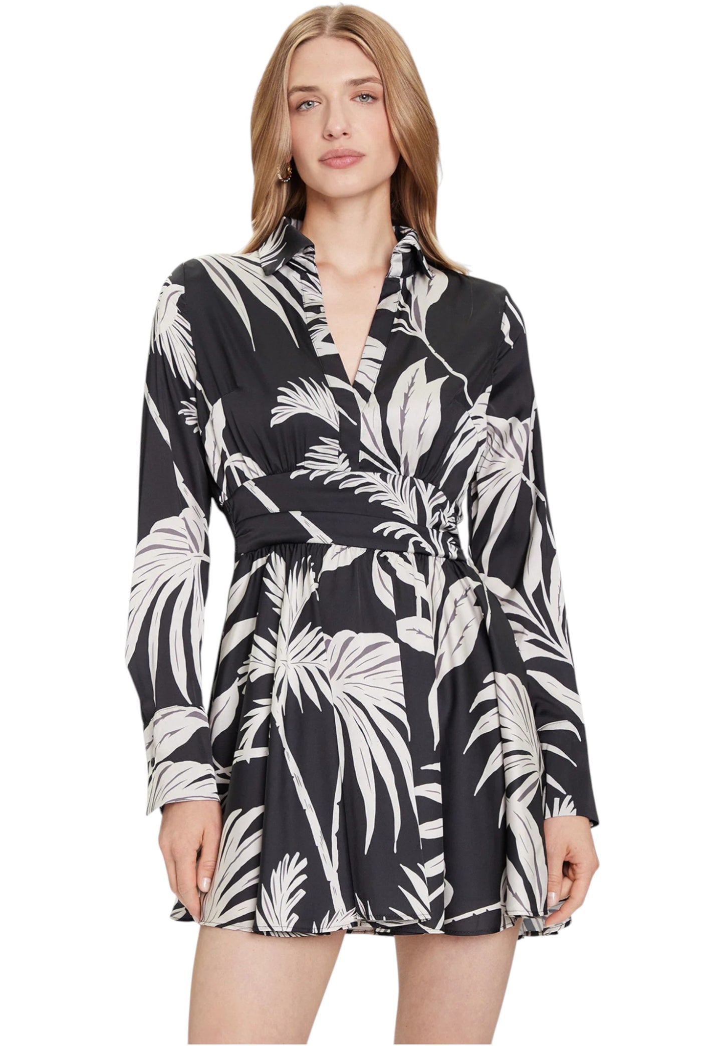 Vestito Corto Donna Guess Flare Concetta W5YK00WF1T2
