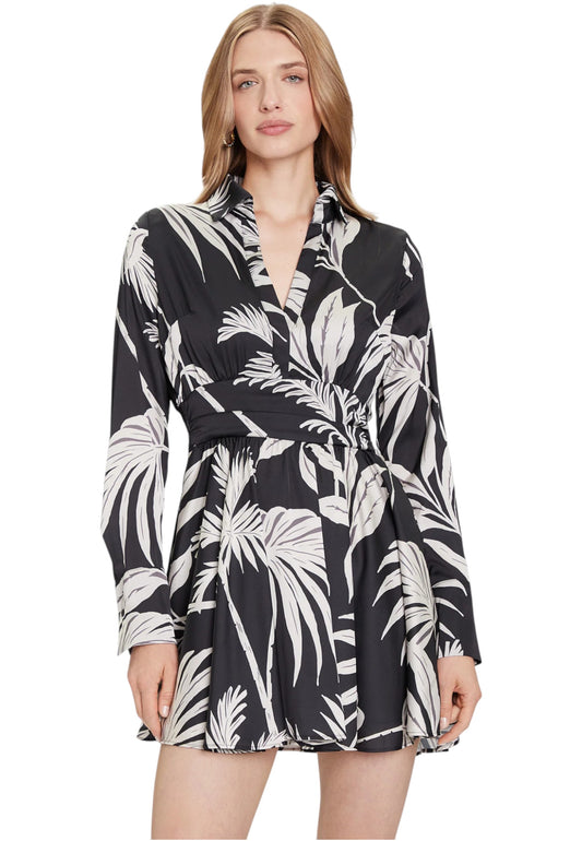 Vestito Corto Donna Guess Flare Concetta W5YK00WF1T2
