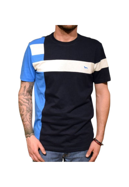 T-Shirt Manica Corta Uomo Harmont & Blaine  Con Fasce Contrasto IRJ209021055