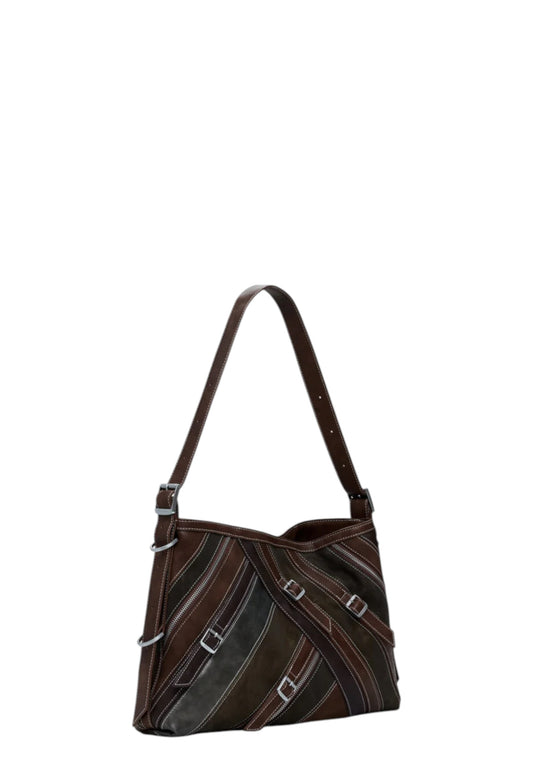 Borsa A Tracolla Donna Desigual  Fibonacci Buxton Camel 25WAXPAB