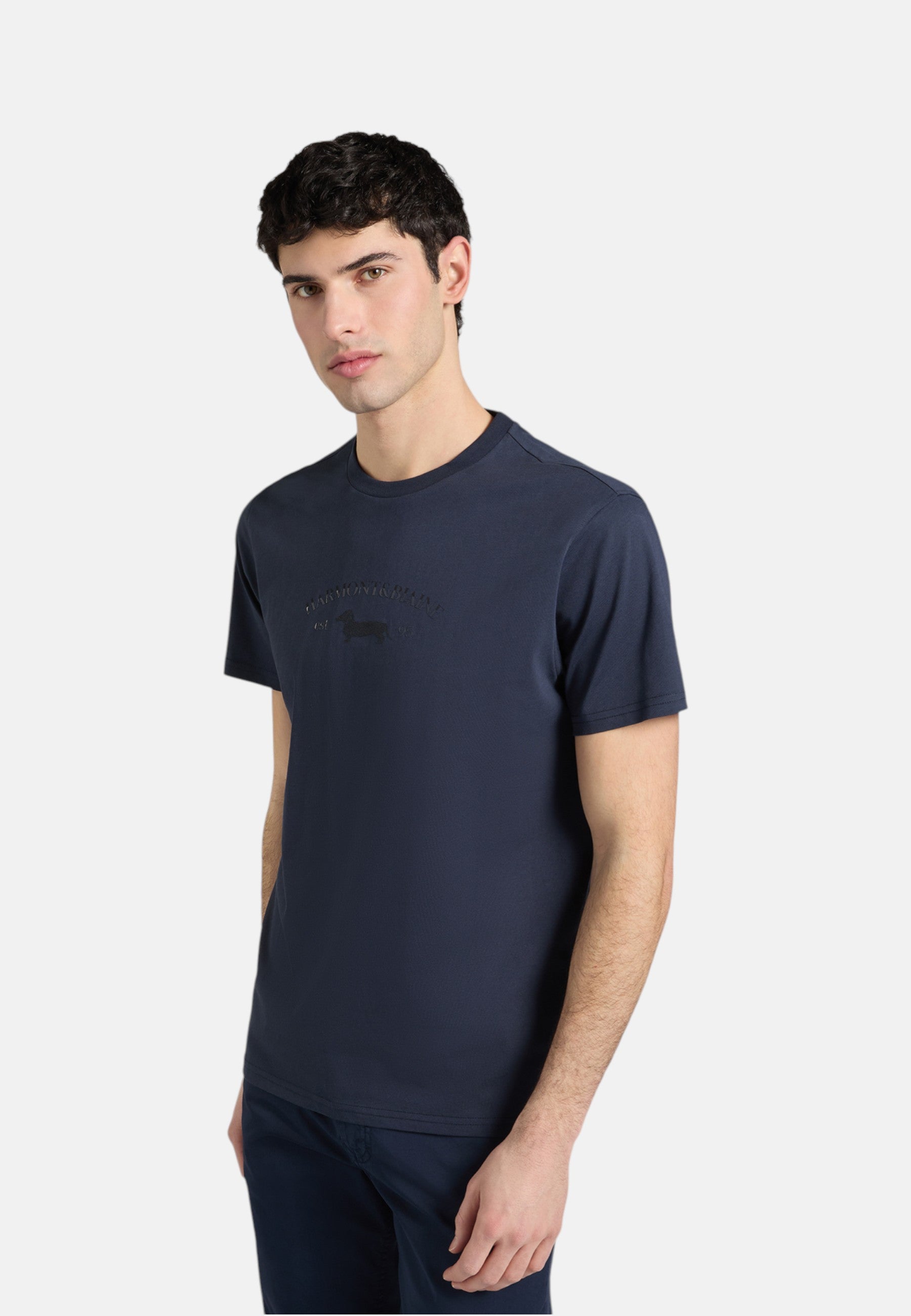 T-Shirt Manica Corta Uomo Harmont & Blaine Con Stampa Logo Vintage  IRQ412021824