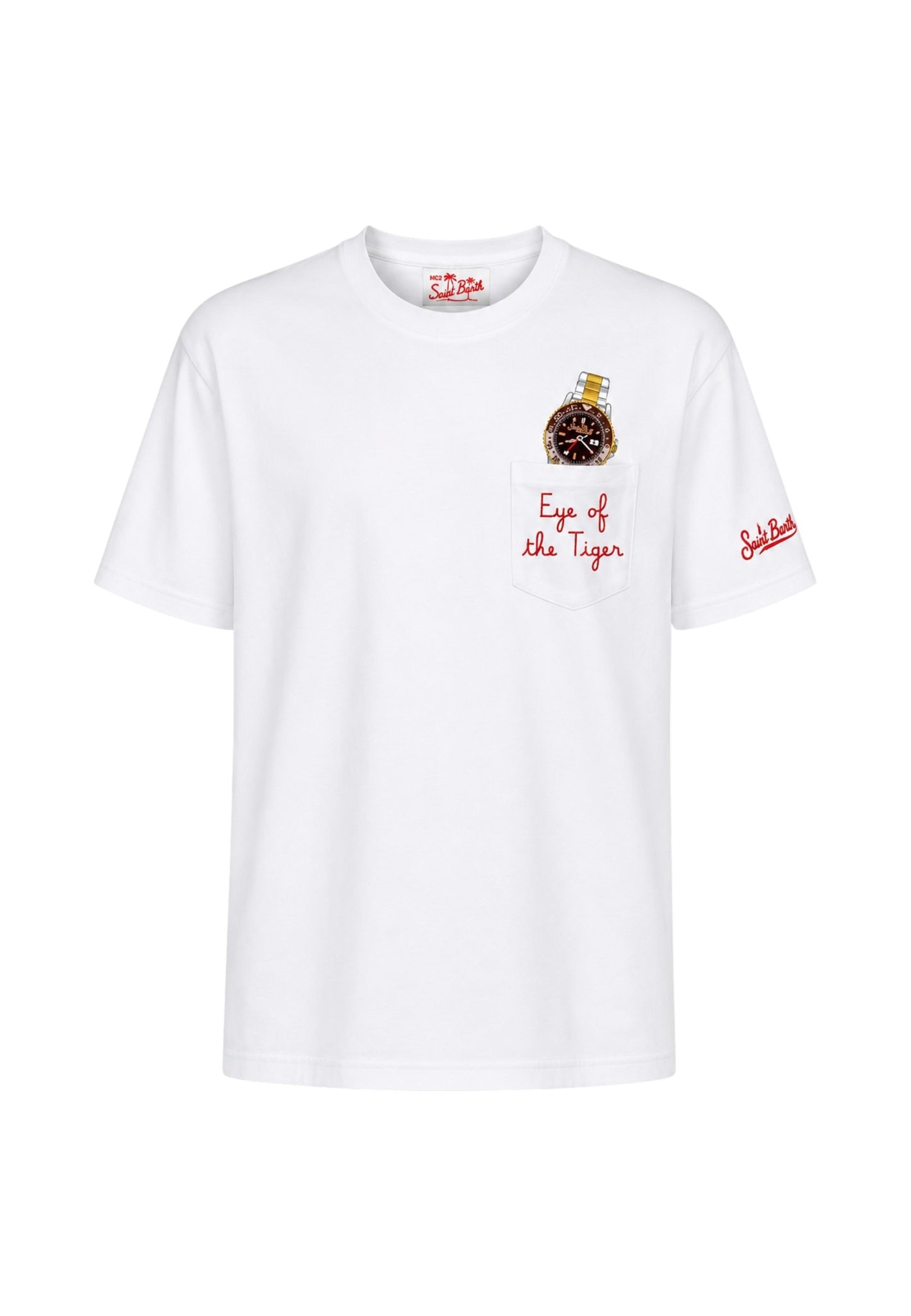 T-Shirt Manica Corta Uomo Mc2 Saint Barth Eye Tiger Austin AUS0001