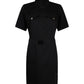 Vestito Corto Donna Liu Jo Tessuto Navetta Tinta Unita Eco Line TA6020TS923
