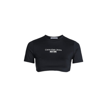 T-Shirt Manica Corta Donna Calvin klein Jeans Crop Underwire Seaming Bustier J20J221483