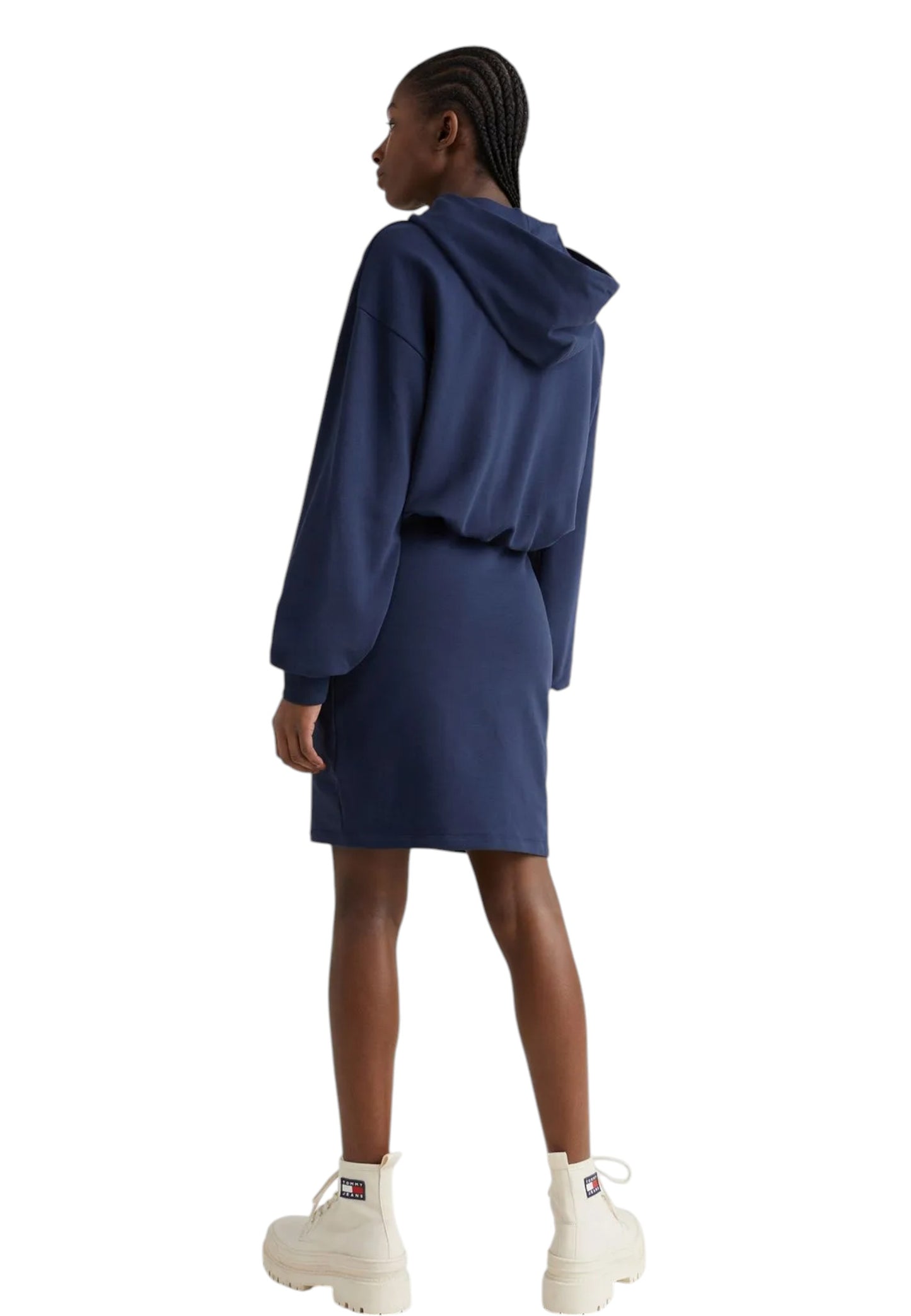 Vestito Lungo Donna Tommy Jeans Con Cappuccio  DW0DW12882