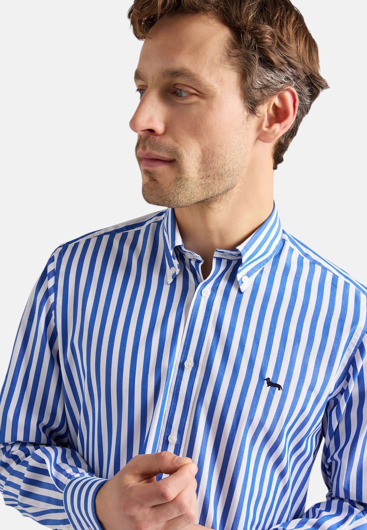 Camicia Manica lunga Uomo Harmont & Blaine "Righe ""Sorbetto"""  CRQ001013683B