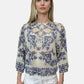 Maglia Scollo A Barca Donna Liu Jo Con Stampa  CA6355MA71N