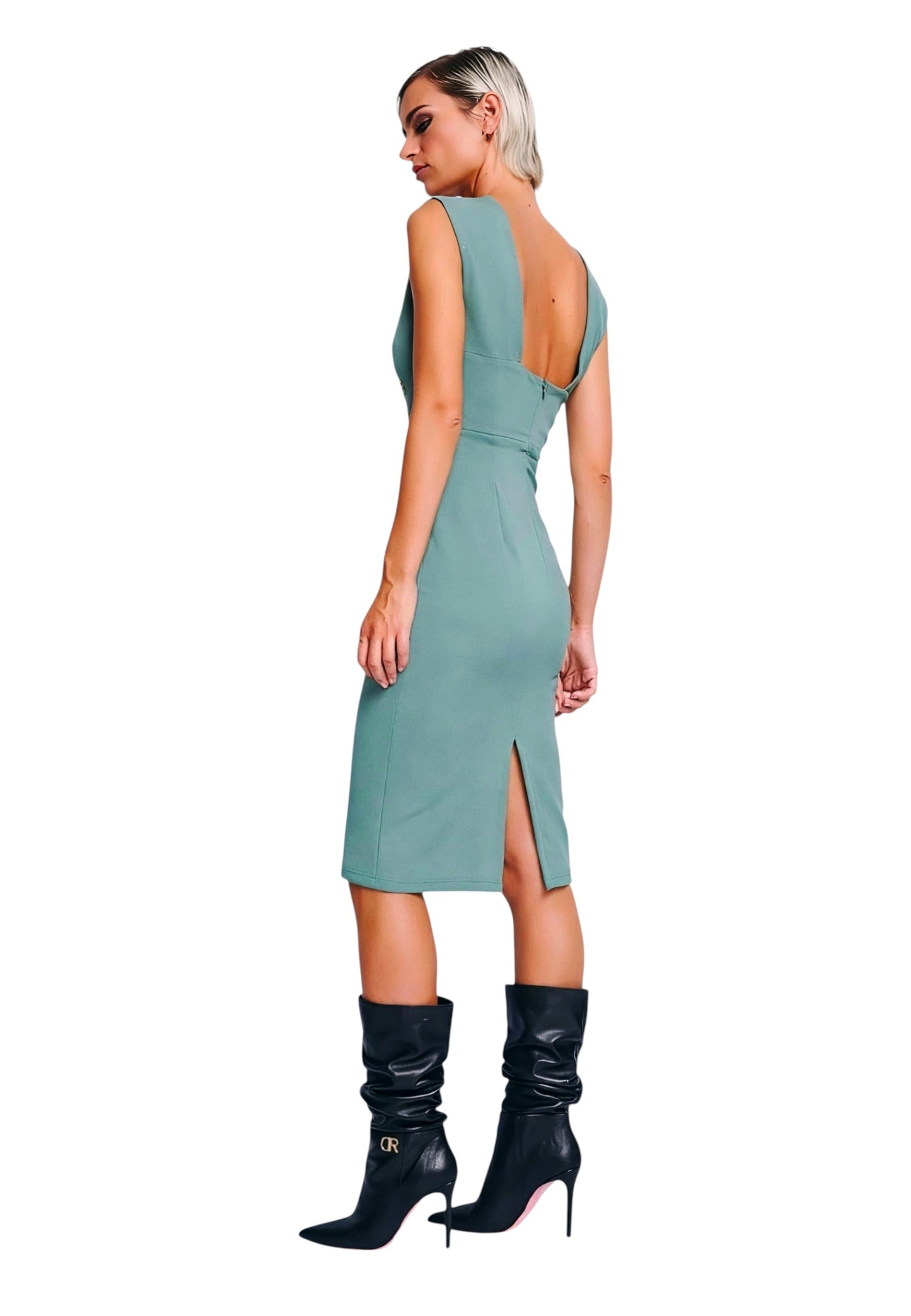 Vestito Midi Donna Denny Rose A Tubino  221DD10012