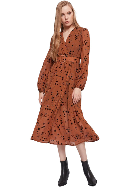 Vestito Lungo Donna Denny Rose Con Cintura  221ND15020
