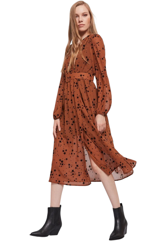 Vestito Lungo Donna Denny Rose Con Cintura  221ND15020
