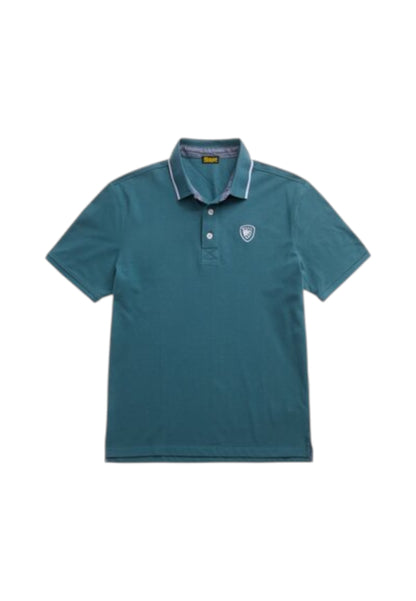 Polo Manica Corta Uomo Blauer