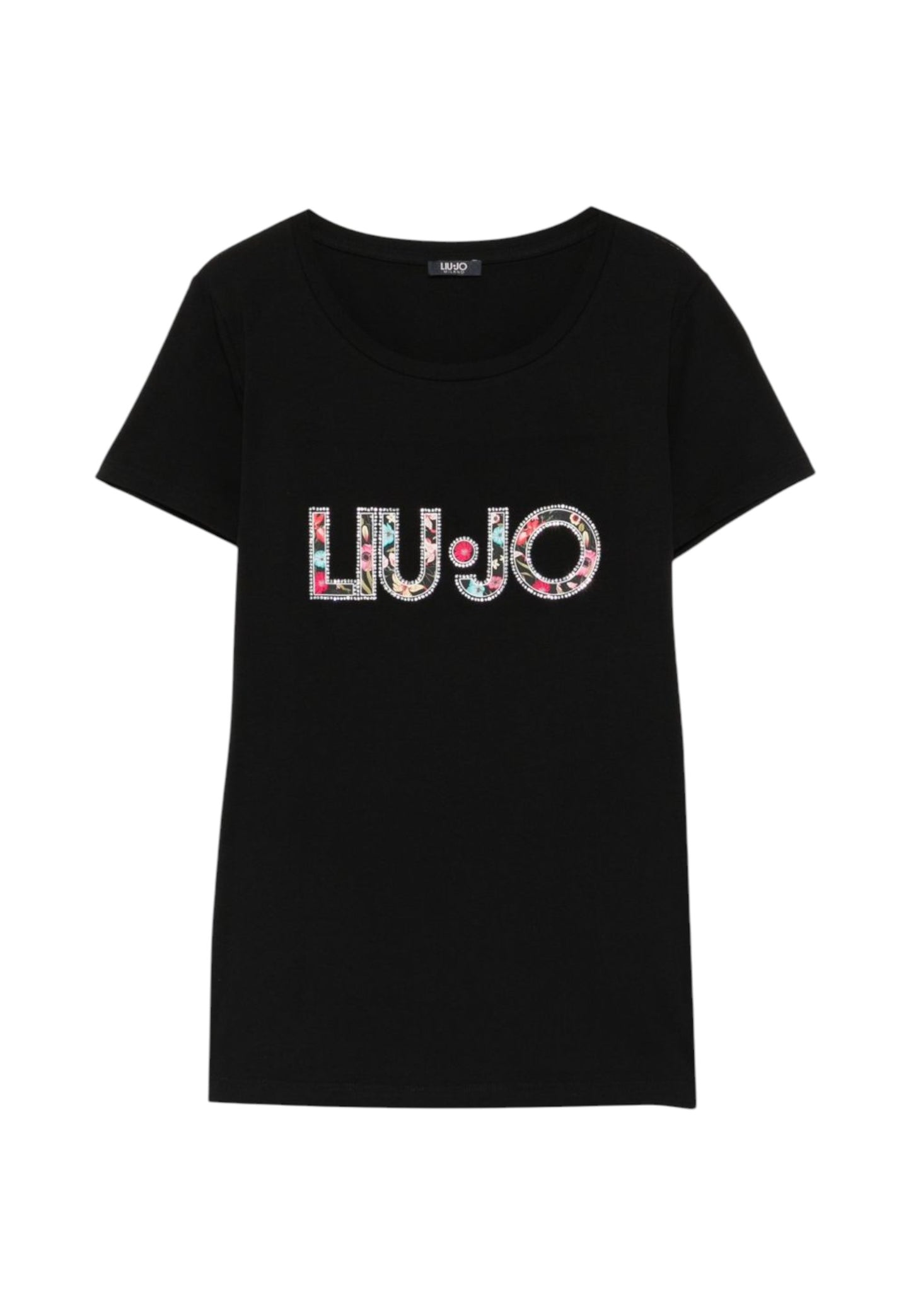 T-Shirt Manica Corta Donna Liu Jo Flowers Eco Line VA6169JS003