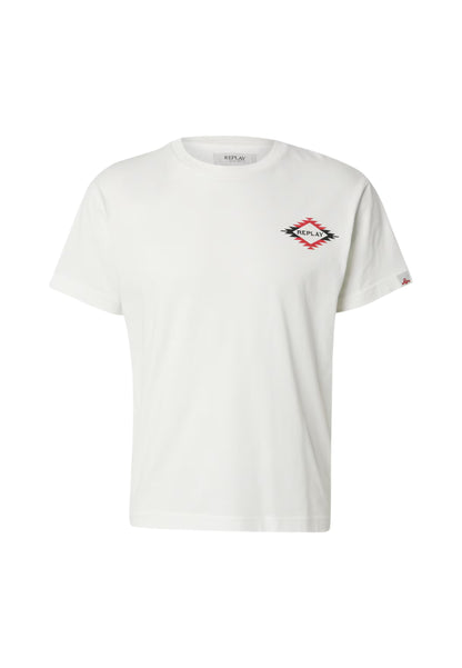 T-Shirt Manica Corta Uomo Replay Con Lettering