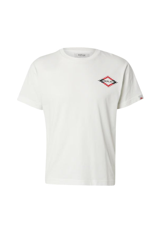 T-Shirt Manica Corta Uomo Replay Con Lettering
