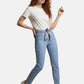 Pantaloni Skinny Fit Donna Liu Jo Con Ricamo Sangallo Vita Regolare Ideal WA6260T367A