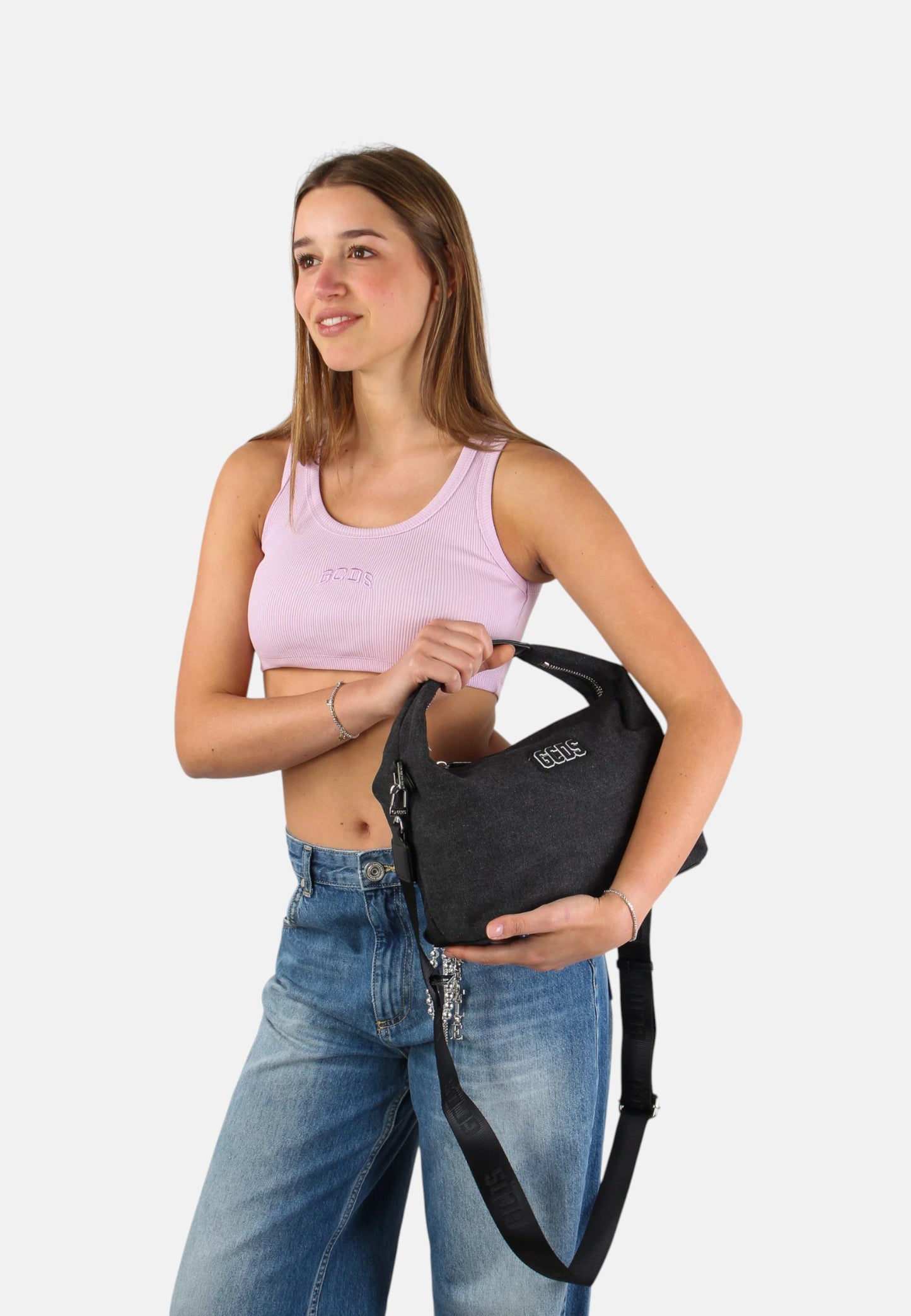 Borsa A Spalla Donna Gcds  Rubber Patch GCDSWHP001