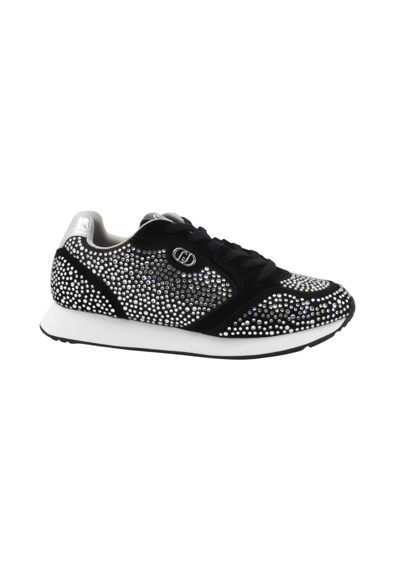 Sneakers Basse Donna Liu Jo Cow Suede/Satin/Strass Vibe