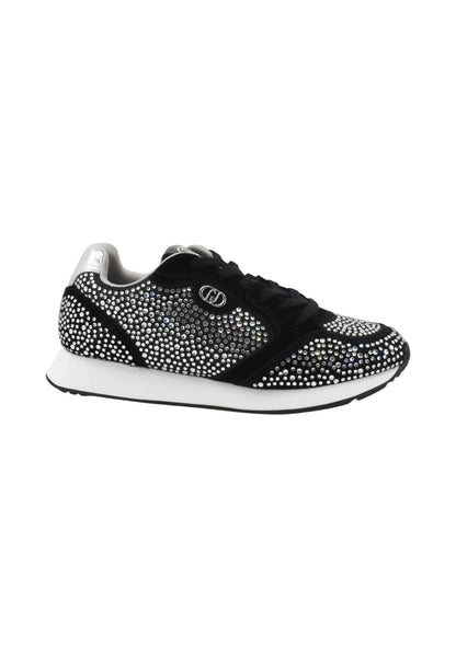 Sneakers Basse Donna Liu Jo Cow Suede/Satin/Strass Vibe
