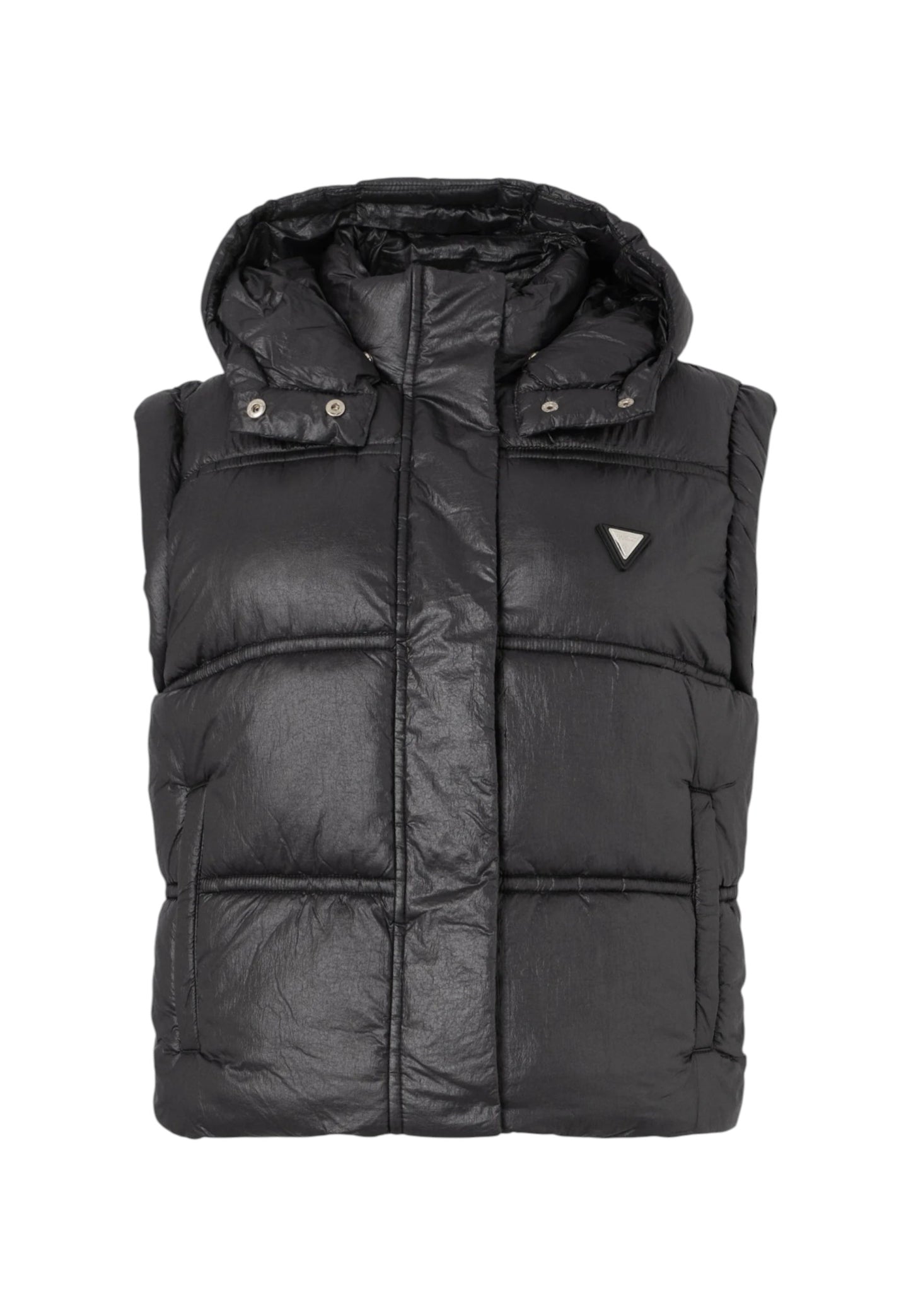 Gilet Con Cappuccio Donna Guess Crop Ernestine W5YL11WHDO2