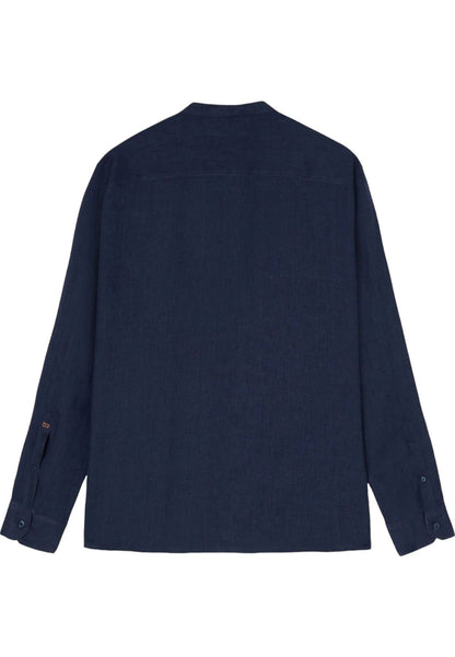 Camicia Manica lunga Uomo Gas Regular Fit Flamed Linen Collo Coreana Misao/R 151387101029