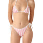 Bikini Pezzo Sopra Donna Mc2 Saint Barth Triangolo Leah String - Stripes V