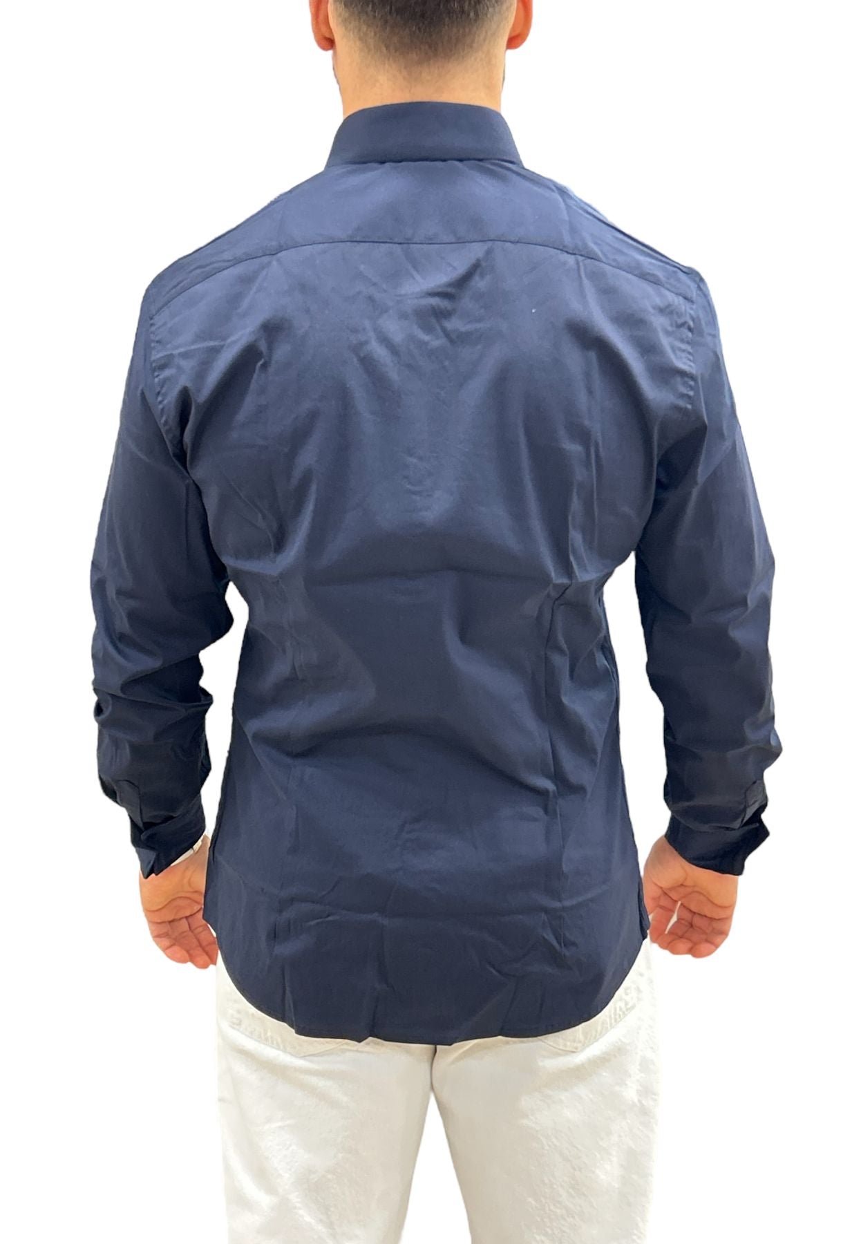 Camicia Manica lunga Uomo Gaudi Collo Francese Slim  321GU45003