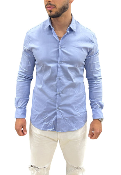 Camicia Manica lunga Uomo Gaudi Collo Italiano Slim  321GU45001