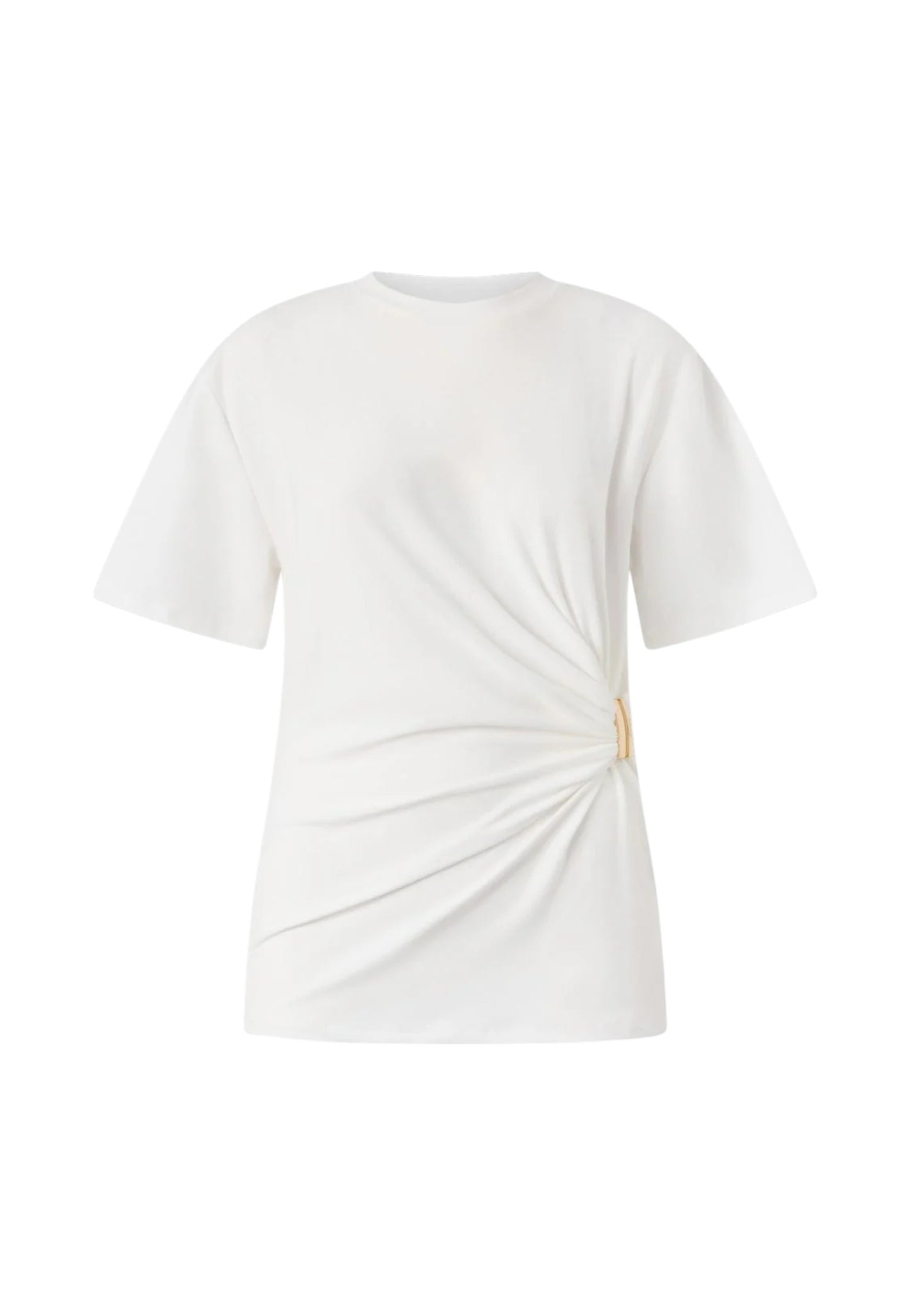 T-Shirt Manica Corta Donna Pinko Con Drappeggio Mary 106455A35D