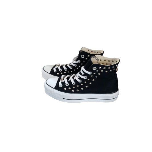 Sneakers Alte Donna Converse Customizzate Chuck Taylor All Star Platform 560845C