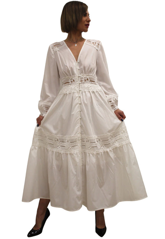 WW28218 - Robe - Blanche Sage